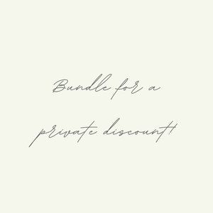 Bundle for a private discount!